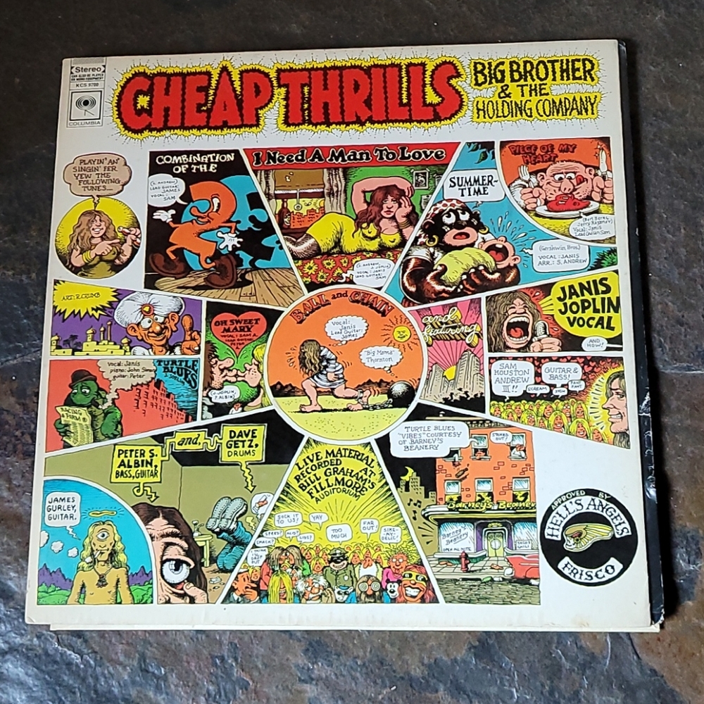 Vintage Big Brother Janis Joplin Original Vinyl